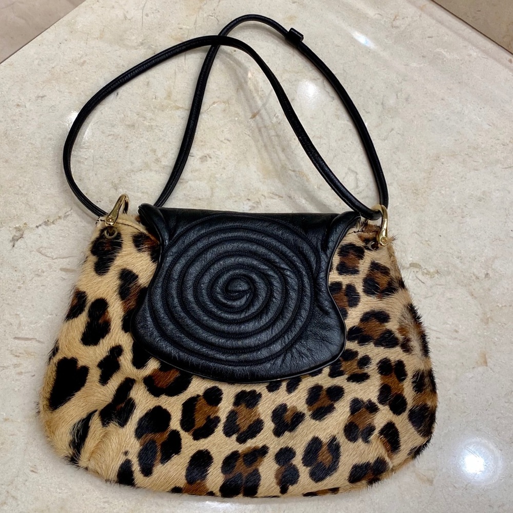 Gorgeous Vintage 70’s leopard bag